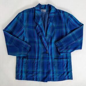 Pendleton Blue Plaid Men's Jacket